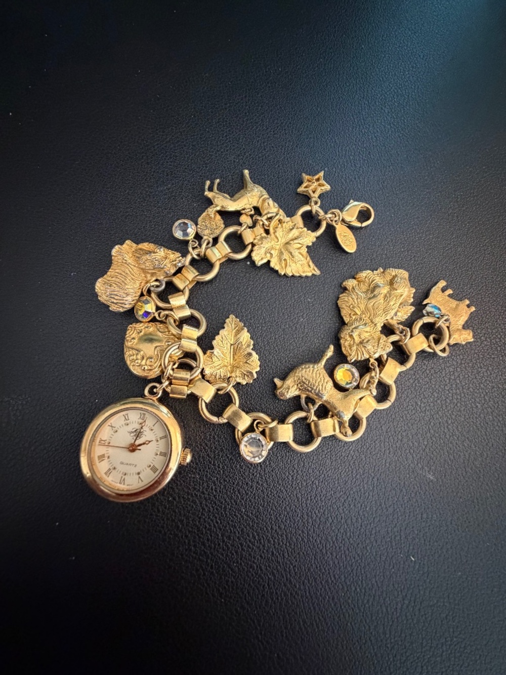 Kirk's Folly Charm Bracelet and Watch KF330Y